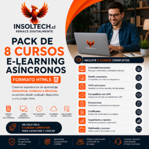 Pack de 8 Cursos E-Learning
